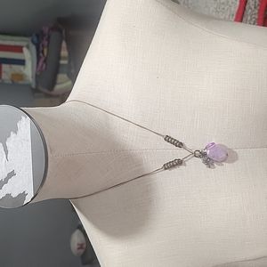 Silpada purple stone necklace